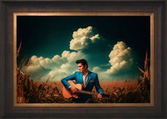 Peace In The Valley Wall Art By Francisco Caballero - 18" x 27" SN Canvas Estate Bronze Frame