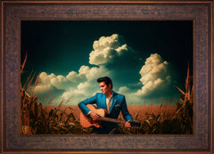 Peace In The Valley Wall Art By Francisco Caballero - 18" x 27" SN Canvas Gallery Bronze Frame