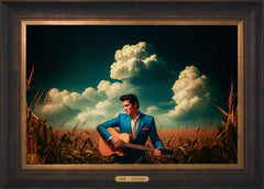 Peace In The Valley Wall Art By Francisco Caballero - 18" x 27" EE Canvas Estate Bronze Frame