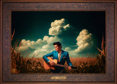 Peace In The Valley Wall Art By Francisco Caballero - 18" x 27" EE Canvas Gallery Bronze Frame