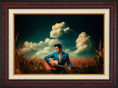 Peace In The Valley Wall Art By Francisco Caballero - 24" x 36" SN Canvas Burl Frame