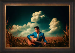 Peace In The Valley Wall Art By Francisco Caballero - 24" x 36" SN Canvas Estate Bronze Frame