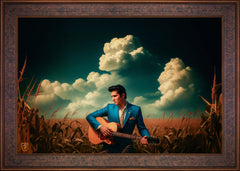 Peace In The Valley Wall Art By Francisco Caballero - 24" x 36" SN Canvas Gallery Bronze Frame