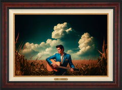 Peace In The Valley Wall Art By Francisco Caballero - 24" x 36" EE Canvas Burl Frame