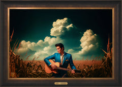 Peace In The Valley Wall Art By Francisco Caballero - 24" x 36" EE Canvas Estate Bronze Frame