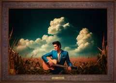 Peace In The Valley Wall Art By Francisco Caballero - 24" x 36" EE Canvas Gallery Bronze Frame