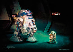 First Meeting By Brian Rood - 10" x 14" Canvas