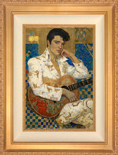 Return to Paradise Wall Art By Francisco Caballero - 12" x 18" SN Canvas Antique Gold Frame