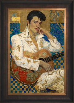 Return to Paradise Wall Art By Francisco Caballero - 18" x 27" SN Canvas Estate Bronze Frame