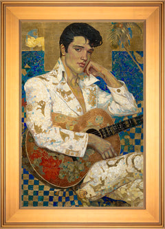 Return to Paradise Wall Art By Francisco Caballero - 18" x 27" SN Canvas Gallery Gold Frame