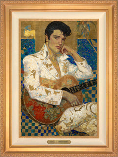 Return to Paradise Wall Art By Francisco Caballero - 18" x 27" EE Canvas Antique Gold Frame