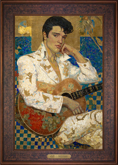 Return to Paradise Wall Art By Francisco Caballero - 18" x 27" EE Canvas Gallery Bronze Frame