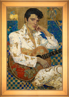 Return to Paradise Wall Art By Francisco Caballero - 24" x 36" SN Canvas Gallery Gold Frame
