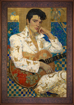 Return to Paradise Wall Art By Francisco Caballero - 24" x 36" SN Canvas Gallery Bronze Frame