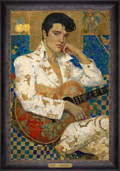 Return to Paradise Wall Art By Francisco Caballero - 24" x 36" EE Canvas Cabernet Frame