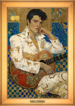 Return to Paradise Wall Art By Francisco Caballero - 24" x 36" EE Canvas Gallery Gold Frame