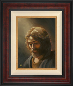 Prayer For My Father Wall Art by Zac Kinkade - 12" x 16" SN Canvas Burl Frame