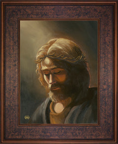 Prayer For My Father Wall Art by Zac Kinkade - 12" x 16" SN Canvas Gallery Bronze Frame