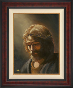 Prayer For My Father Wall Art by Zac Kinkade - 18" x 24" SN Canvas Burl Frame