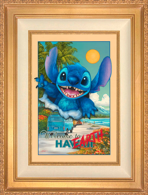 Disney's Stitch - Welcome to Planet Earth! Wall Art by Monte Moore
