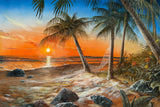 Dreams Of Paradise 36" x 24" Original Wall Art By Jim Hansel