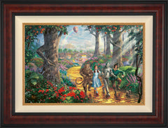 Follow The YELLOW BRICK ROAD® Wall Art by Thomas Kinkade Studios Standard Number Canvas 18" x 27" Gallery Burl