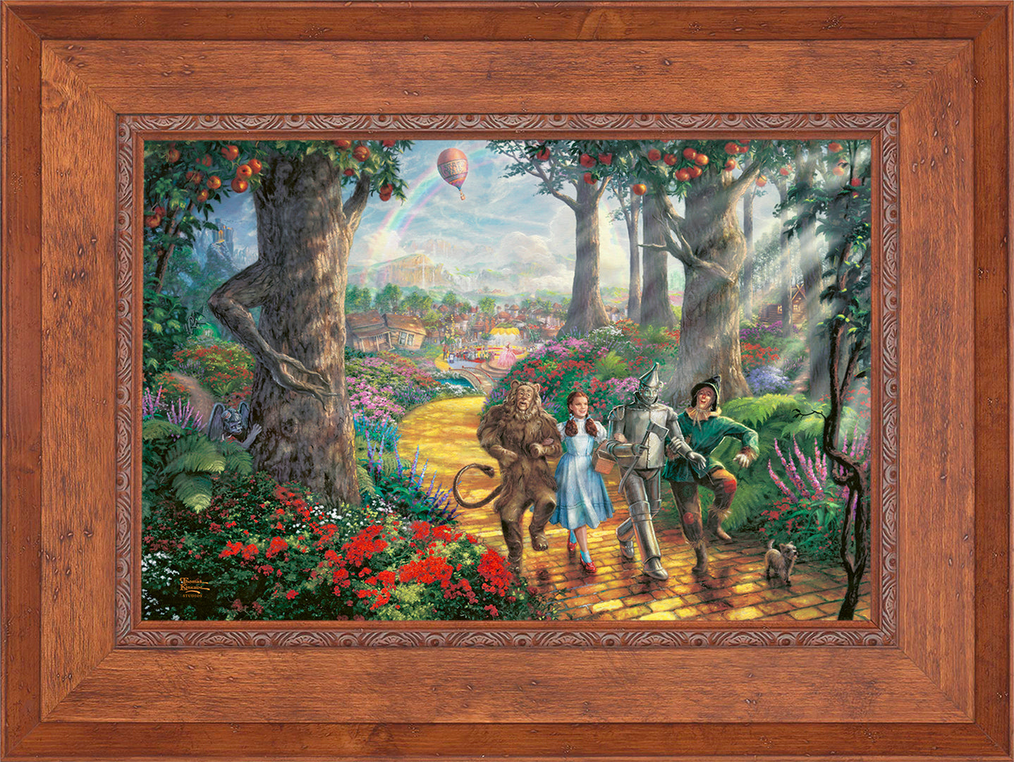 THOMAS KINKADE USA製 ラグ カーペット タペストリー THOMAS KINKADE トーマス キンケイド USA製 コットン ラグ マット