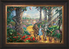 Follow The YELLOW BRICK ROAD® Wall Art by Thomas Kinkade Studios Standard Number Canvas 18" x 27" Estate Bronze