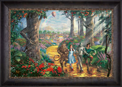 Follow The YELLOW BRICK ROAD® Wall Art by Thomas Kinkade Studios Standard Number Canvas 18" x 27" Cabernet