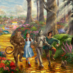 Follow The YELLOW BRICK ROAD® Wall Art by Thomas Kinkade Studios Canvas Gallery Wrap 14" x 14" Unframed