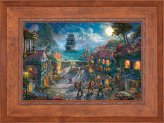 Disney Pirates of the Caribbean Wall Art by Thomas Kinkade Studios Standard Number Canvas 18" x 27" Rustic Andalucian