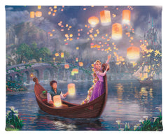 Disney Tangled Wall Art by Thomas Kinkade Studios Canvas Gallery Wrap 8" x 10" Unframed