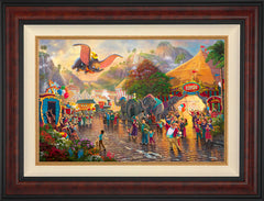 Disney Dumbo Wall Art by Thomas Kinkade Studios Standard Number Canvas 18" x 27" Gallery Burl