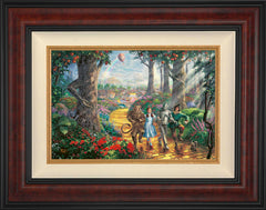 Follow The YELLOW BRICK ROAD® Wall Art by Thomas Kinkade Studios Standard Number Canvas 12" x 18" Gallery Burl
