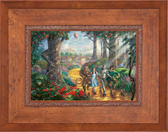 Follow The YELLOW BRICK ROAD® Wall Art by Thomas Kinkade Studios Standard Number Canvas 12" x 18" Rustic Andalucian
