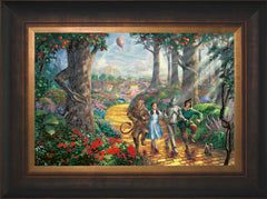Follow The YELLOW BRICK ROAD® Wall Art by Thomas Kinkade Studios Standard Number Canvas 12" x 18" Estate Bronze