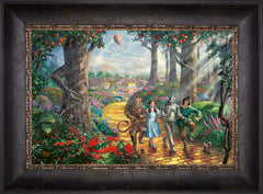 Follow The YELLOW BRICK ROAD® Wall Art by Thomas Kinkade Studios Standard Number Canvas 12" x 18" Cabernet