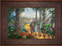 Follow The YELLOW BRICK ROAD® Wall Art by Thomas Kinkade Studios Standard Number Canvas 12" x 18" Gallery Bronze
