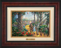 Follow The YELLOW BRICK ROAD® Wall Art by Thomas Kinkade Studios Estate Edition Canvas 12" x 18" Gallery Burl