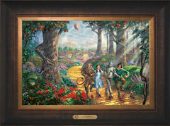 Follow The YELLOW BRICK ROAD® Wall Art by Thomas Kinkade Studios Estate Edition Canvas 12" x 18" Estate Bronze