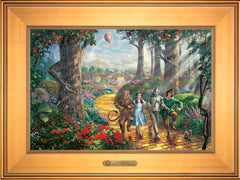 Follow The YELLOW BRICK ROAD® Wall Art by Thomas Kinkade Studios Estate Edition Canvas 12" x 18" Gallery Gold