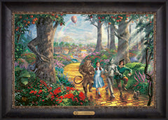Follow The YELLOW BRICK ROAD® Wall Art by Thomas Kinkade Studios Estate Edition Canvas 18" x 27" Cabernet