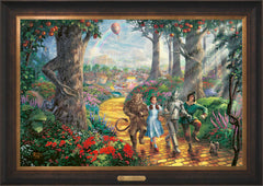 Follow The YELLOW BRICK ROAD® Wall Art by Thomas Kinkade Studios Estate Edition Canvas 24" x 36" Estate Bronze