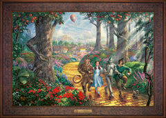Follow The YELLOW BRICK ROAD® Wall Art by Thomas Kinkade Studios Estate Edition Canvas 24" x 36" Gallery Bronze