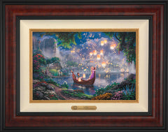 Disney Tangled Wall Art by Thomas Kinkade Studios Estate Edition Canvas 12" x 18" Gallery Burl