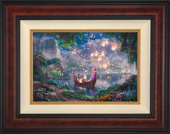 Disney Tangled Wall Art by Thomas Kinkade Studios Jewel Edition Canvas 12" x 18" Gallery Burl