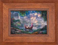 Disney Tangled Wall Art by Thomas Kinkade Studios Jewel Edition Canvas 12" x 18" Rustic Andalucian