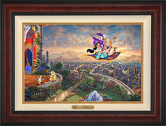 Disney Aladdin Wall Art by Thomas Kinkade Studios Estate Edition Canvas 18" x 27" Gallery Burl