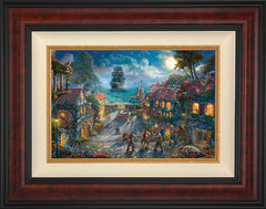 Disney Pirates of the Caribbean Wall Art by Thomas Kinkade Studios Standard Number Canvas 12" x 18" Gallery Burl