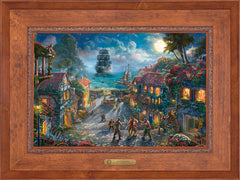 Disney Pirates of the Caribbean Wall Art by Thomas Kinkade Studios Estate Edition Canvas 18" x 27" Rustic Andalucian